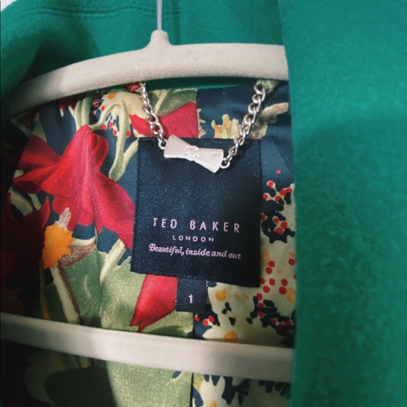 Ted Baker Kelly Sollel Peplum Jacket size 1 - Picture 5 of 7